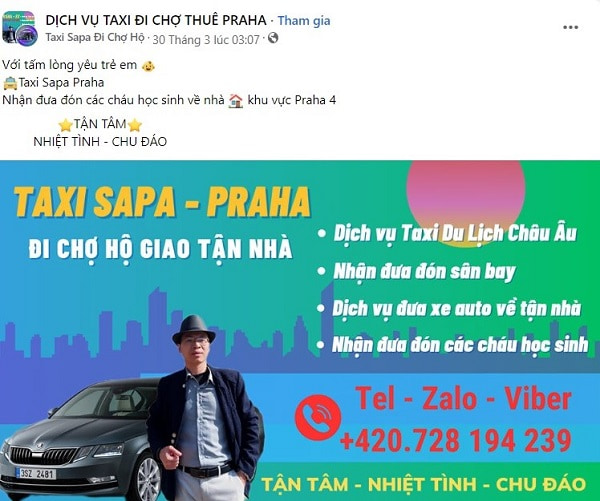 mẫu bài viết quảng cáo xe taxi hay nhất