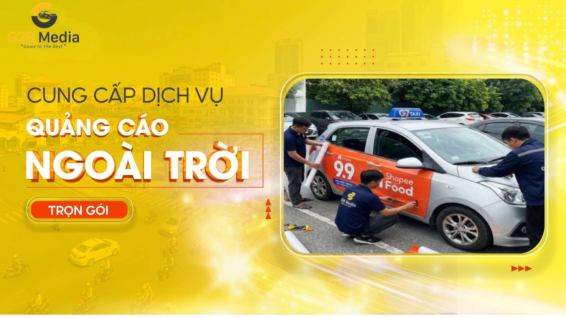 Quy trình thực hiện quảng cáo taxi chuyên nghiệp.