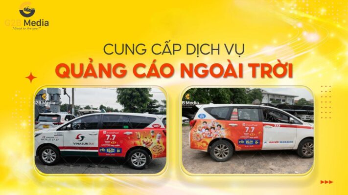 Thi công quảng cáo taxi chiến dịch ShopeeFood 7.7 cùng B.O.F khao hết mọi miền.