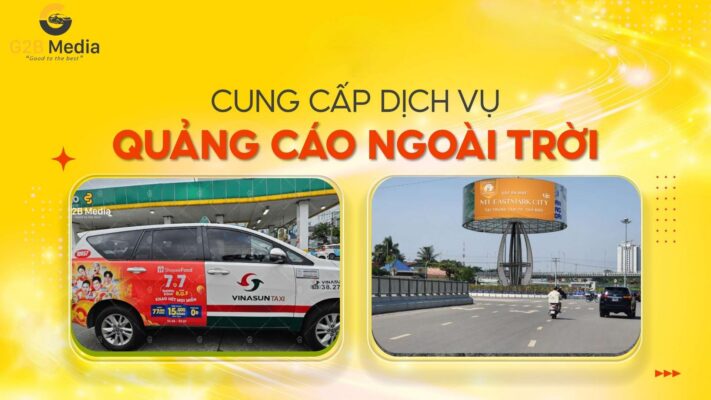 Tổng quan so sánh quảng cáo taxi và quảng cáo billboard.